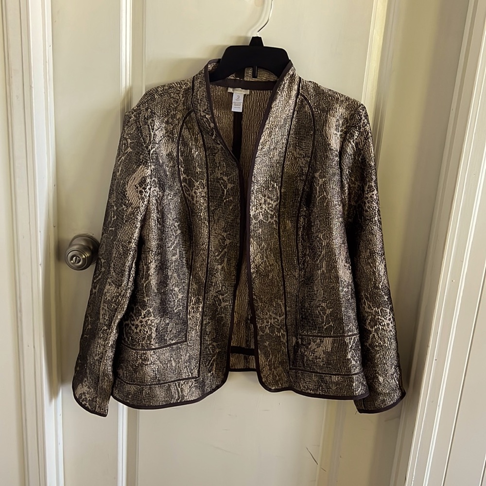 Animal Print Chico’s Jacket